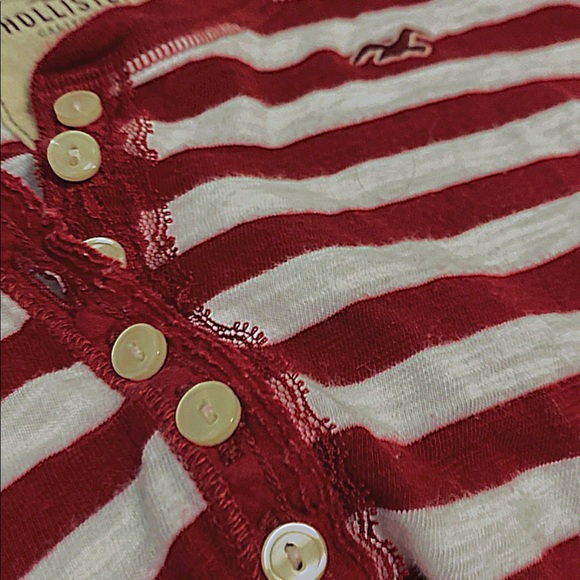 Hollister striped button up - Picture 2 of 4